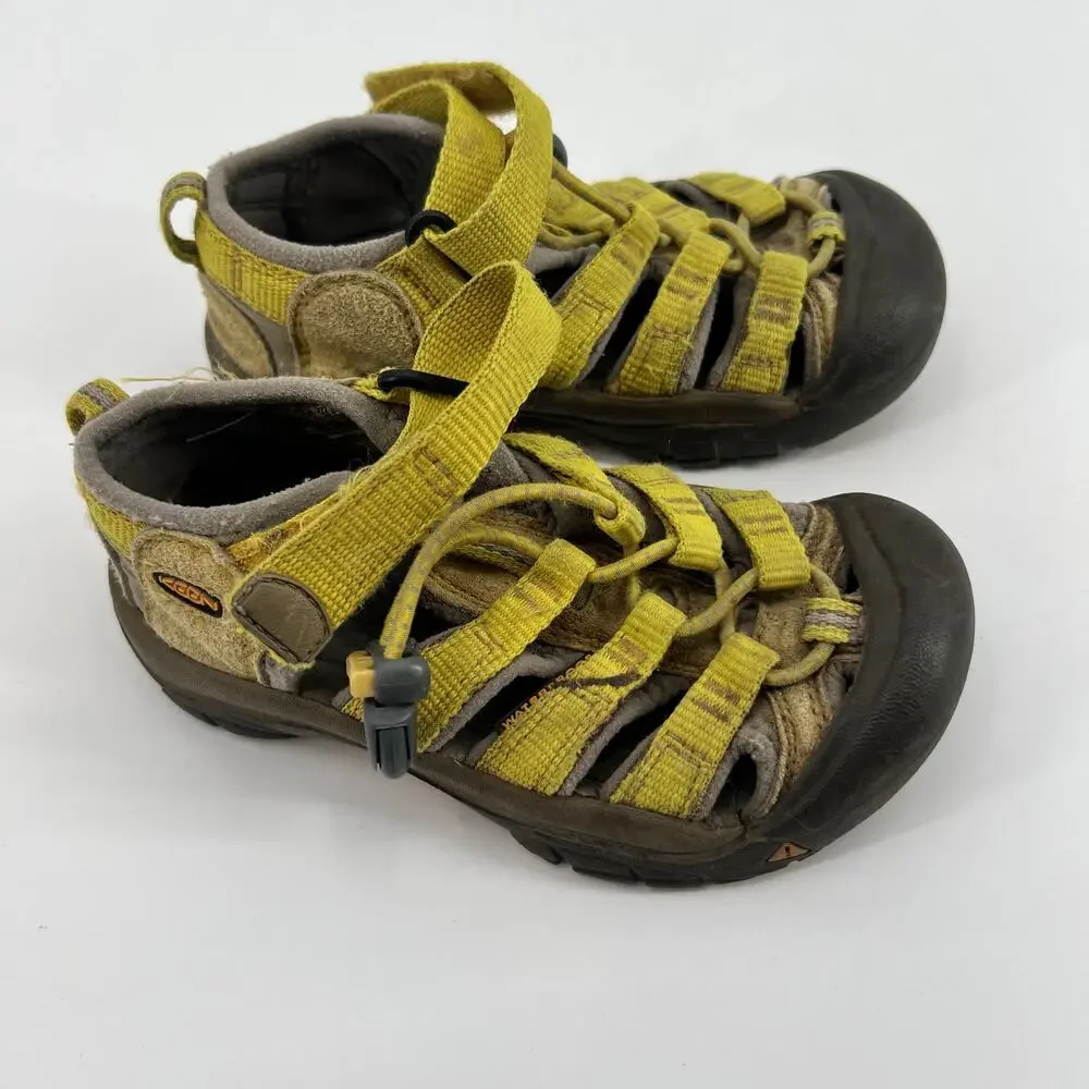 Keen Newport H2 Size 10 toddler Hiking Waterproof Comfort Sandals 1008590 Yellow